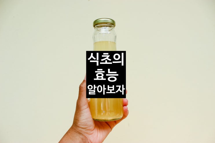  식초의 효능.