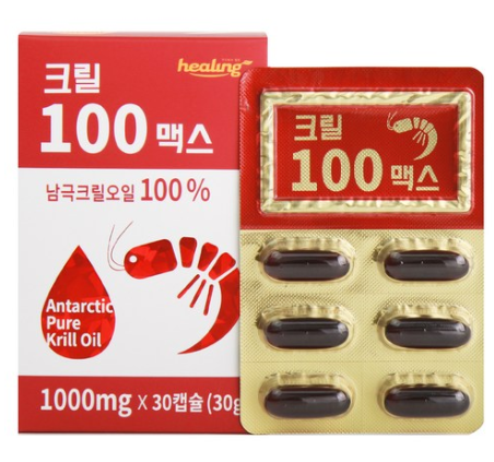  2020년 쿠팡 내일배송  힐링 크릴100맥스   [12,720원]