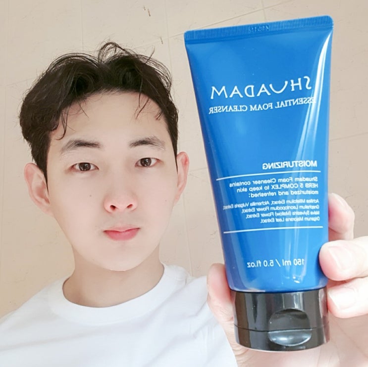  [수아담] 에센셜 폼 클렌저 / HERB 5 COMPLEX 함유로 피부 보습과 수렴에 도움 / 피부 보습 폼클렌징