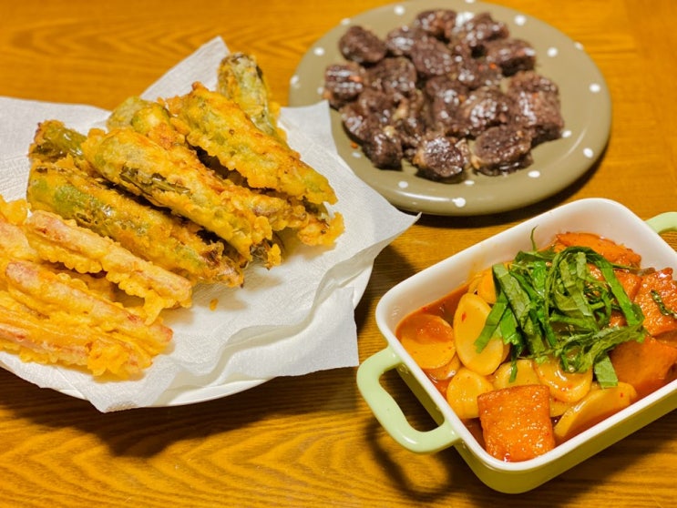  동그랑땡 반죽 활용법 고추튀김 맛있게 만드는 방법