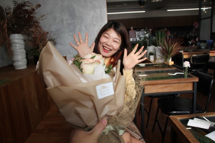  인천플라워카페, 송도꽃집 - 잉글리쉬로즈 플라워카페