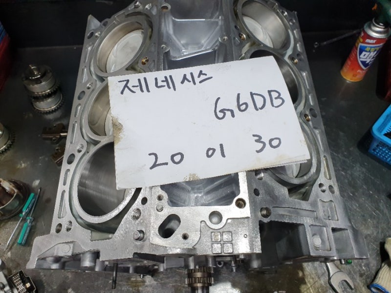 강남에서 오신 제네시스 Bh 3.3 시동시 엔진소음 엔진오일감소 엔진보링 엔진오버홀 : 네이버 블로그