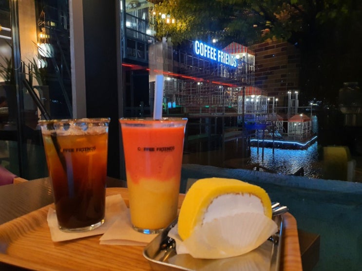  창원 귀산 커피프렌즈 선상위에서 즐기는 카페타임
