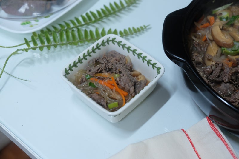 뚝배기 불고기 뚝불 만드는법. 당면도 버섯도 듬뿍 넣어 : 네이버 블로그