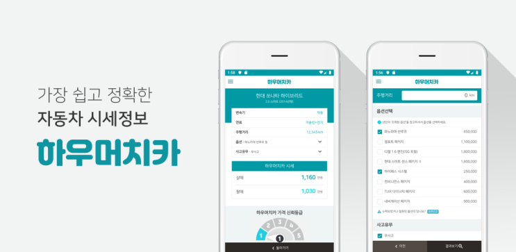 실시간 중고차 시세 조회 APP "하우머치카" 출시