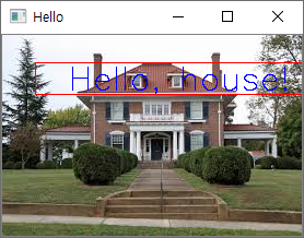  opencv 텍스트 출력 예제 코드