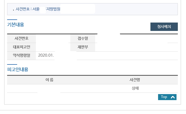  상해 고소대리 벌금형 사례