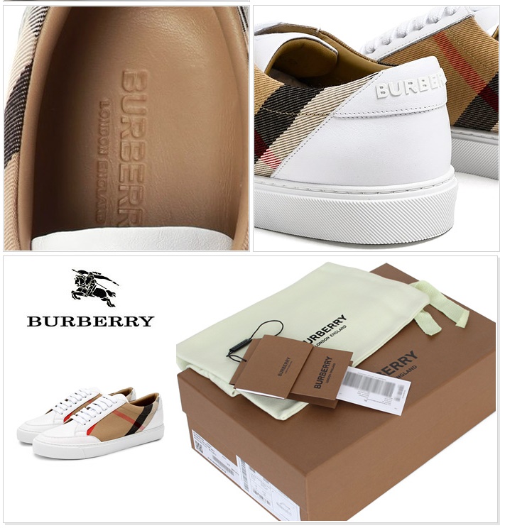  Burberry {베스티} 20SS 버버리 8024326 체크 로우탑 스니커즈