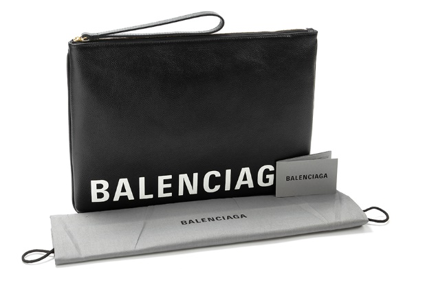  Balenciaga [국내특가](594350 1IZCM 1090) 여성 로고 스트랩 클러치백 20SS