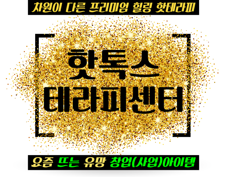  [성공사례]올해의유망창업(사업)아이템-누구나 부담없이 시작가능한 핫톡스테라피센터(국내 및 미중러독 특허) 여성소자본창업추천!!
