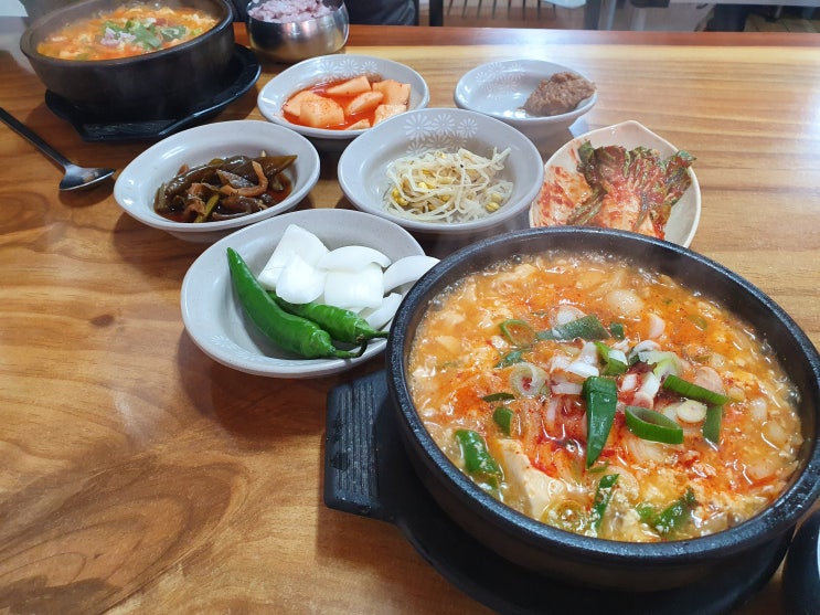 제주서사로맛집 농민순대 순두부찌개 후기