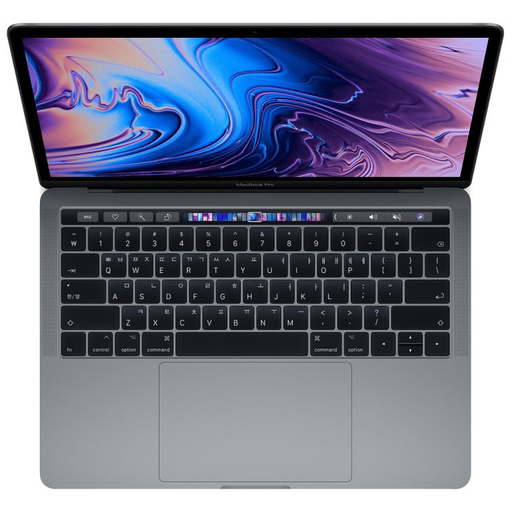  Apple 2018년 맥북 프로 터치바 13 MR9R2KH/A (i5-2.3GHz quad-core 8G MAC OS SSD 512G), 스페이스 그레이