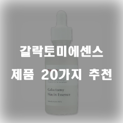  올해의 갈락토미에센스 제품 20종류 추천 리스트 보고가세요~