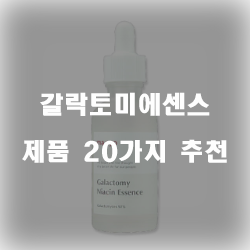 올해의 갈락토미에센스 제품 20종류 추천 리스트 보고가세요~