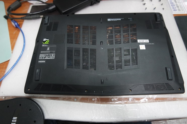  MSI GP62 7RD Leopard CPU 쿨러 분해