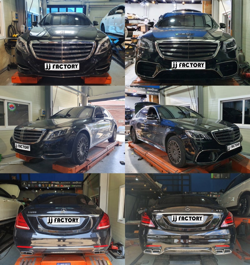 김포 양촌읍 / 신형 AMG63 풀바디킷, 신형 헤드램프 & 테일램프 컨버젼 / 벤츠 / S-클래스 W222