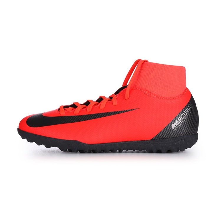  [NCPICKS] 나이키 머큐리얼 슈퍼플라이6 클럽 CR7 TF 레드 남성 풋살화 AJ3570 600