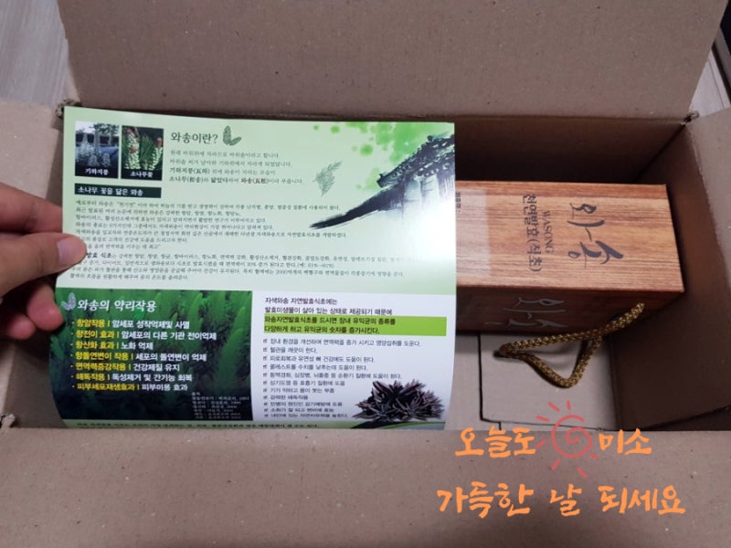 항암음식 추천 / 정유기대표 화천와송 발효식초 5