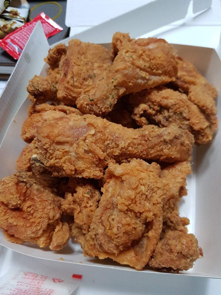  울산 화봉동 배달음식 범프리카인생치킨 후라이드 추천 가성비