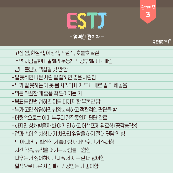 재미로 알아보는 Mbti 성격유형별 팩폭 모음 2탄 네이버 블로그