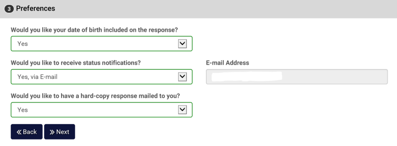 캐나다 학생비자 - 미국 범죄수사경력회보서(신원조회 FBI Identity History Summary Check) 온라인으로 ...