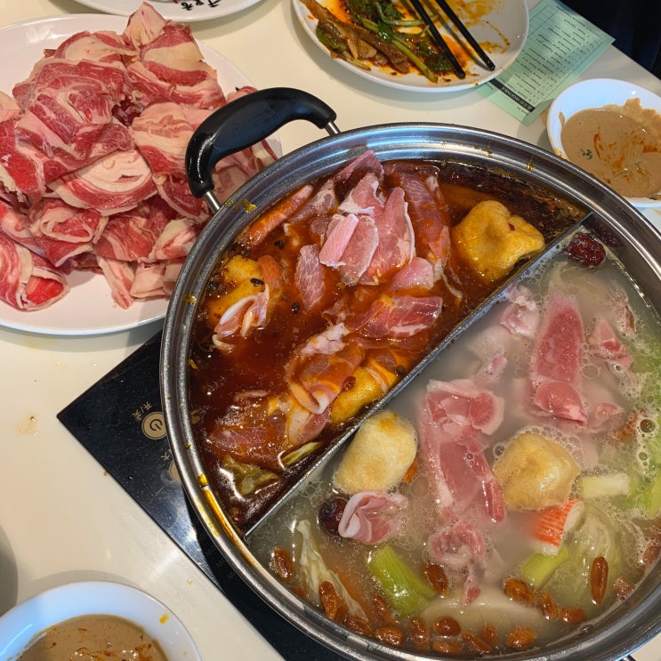  [브리즈번맛집/써니뱅크맛집] 써니 뱅크 훠궈와 양꼬치가 무한리필인 더 큐브 핫 팟 'The Cube hot pot seafood buffet'