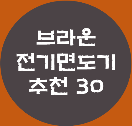  깔끔한 하루의 시작 :: 브라운 전기면도기 추천 순위 & 가격 비교 ::