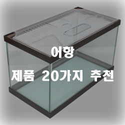  2020년 어항 물품 모음20종류 리스트 