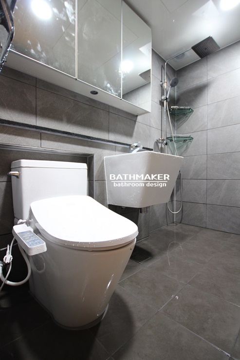 UBR욕실공사하기, 의정부 송산주공1단지아파트 화장실 인테리어, 조립식욕실 리모델링하기