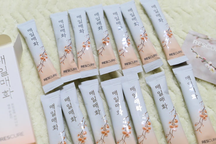  장청소다이어트 할 사람~레스큐어 매일매화 숙변제거제!