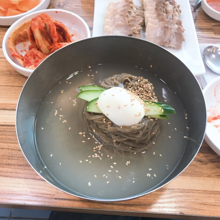  냉면과 수육