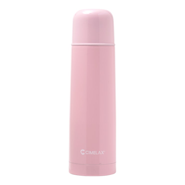  씨밀렉스 이중스텐 진공 보온병 보냉병 텀블러, 핑크, 500ml