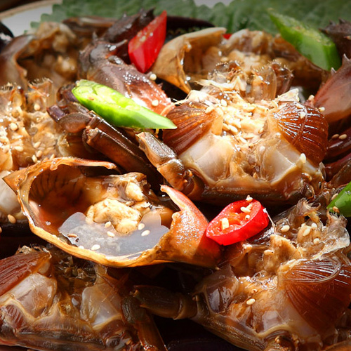 한아름 감칠맛나는 밥도둑! 여수간장 돌게장, 1통, 01_간장돌게장 2.5kg(10-12미)