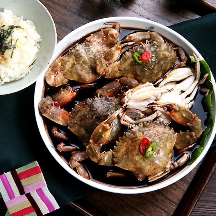  [푸르젠] 자연발효 양조간장으로 만든 돌게장, 2.2kg, 1개