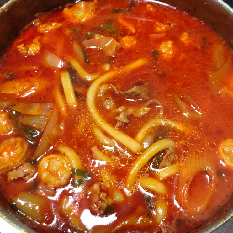  집에서먹는 간편한 자취생안주 핫부라더스 광안리곱창전골