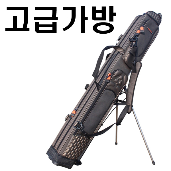  어원낚시 낚시가방 4단형 5단형 바다가방 민물가방, 브라운