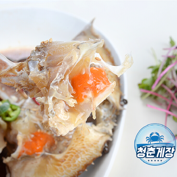  청춘게장 [연평도알베기] 프리미엄 간장꽃게장, 2.2kg, 1팩