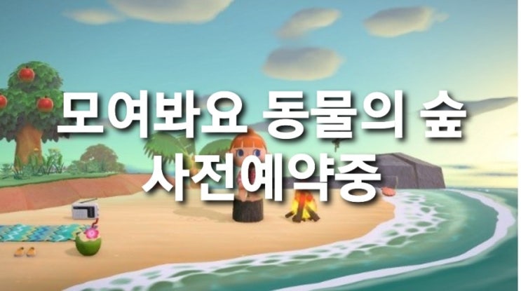  닌텐도스위치 동물의 숲 사전예약 성공!!!