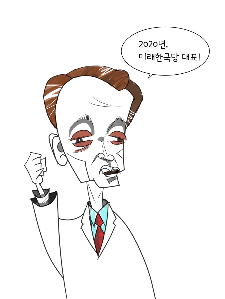  [한선교, 미래한국당 대표] - 얼굴 변화