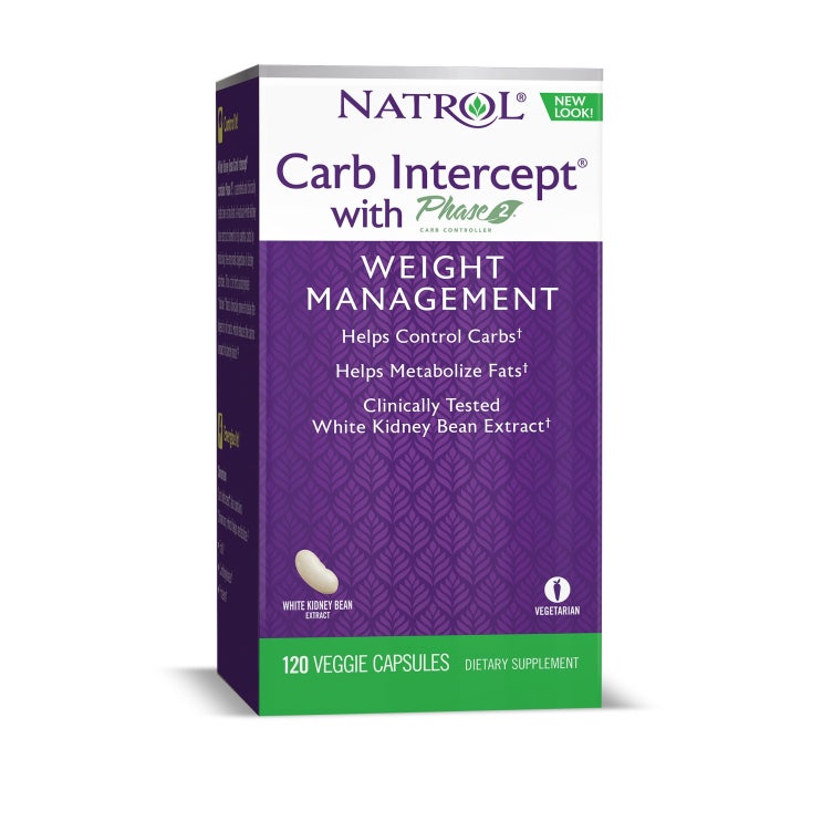  {핫딜} Natrol 화이트 키드니 빈 카브 인터셉트 With 페이즈 2 웨이트 매니지먼트 1000mg 캡슐 a/s 가능