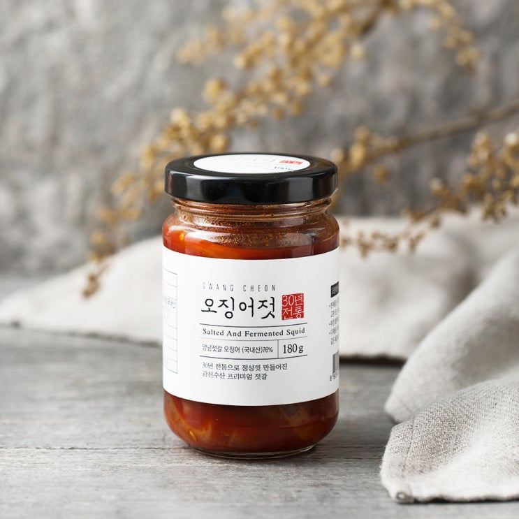  광천 오징어젓, 180g, 1개