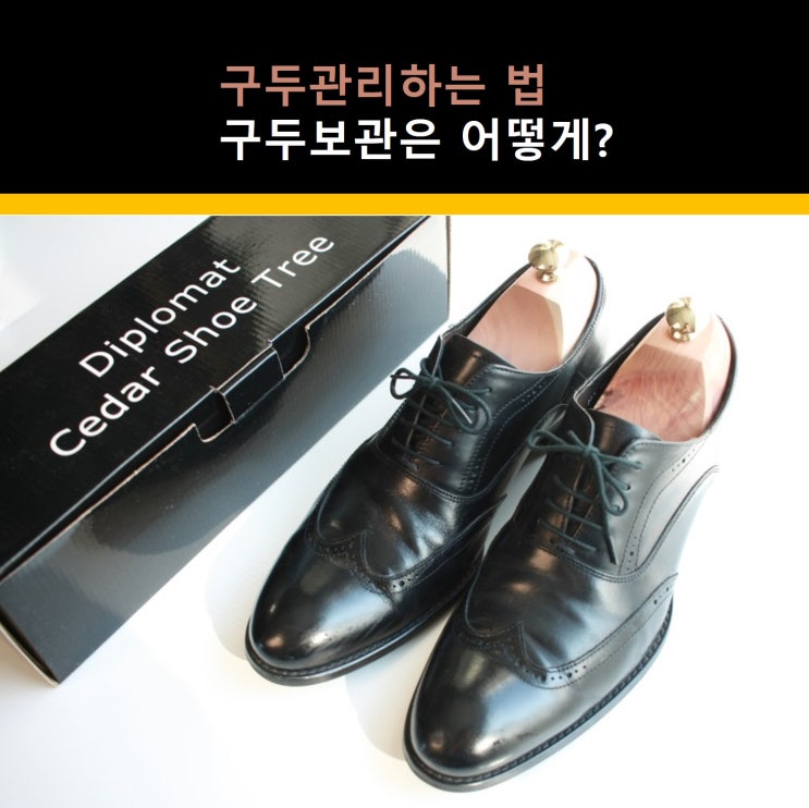  구두관리용품 구두슈트리로 구두보관하는 법