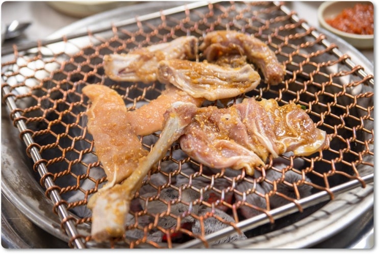  건강하고 맛있는 광양맛집,  닭숯불구이~!