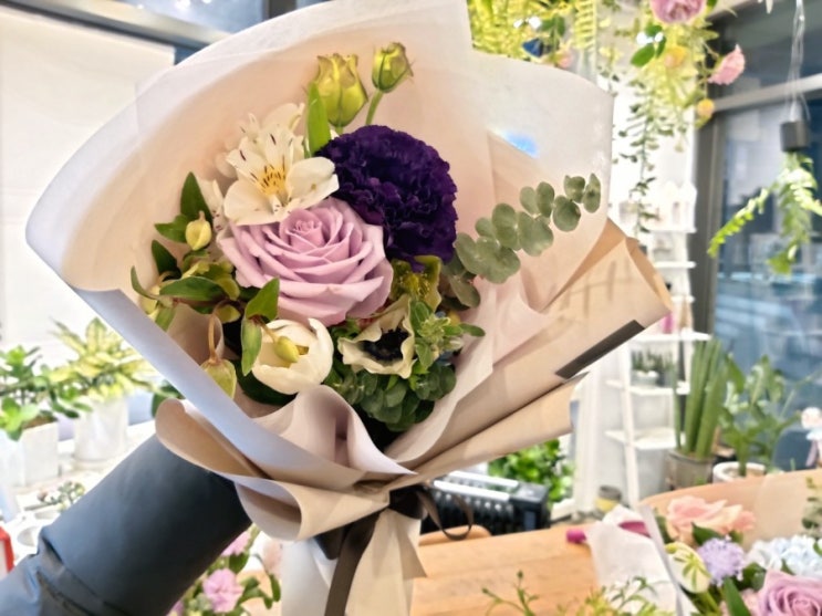  권선구 꽃집 아리아플레르! 생일선물로 받은 꽃다발
