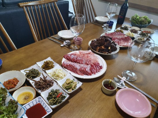  2월8일 한시켄네 밥상 :) 또 한번의 생일파티