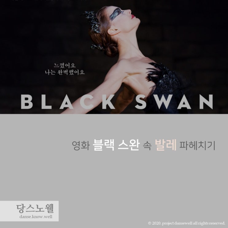  당스노웰 원데이특강  "영화 블랙 스완 속 발레 파헤치기"