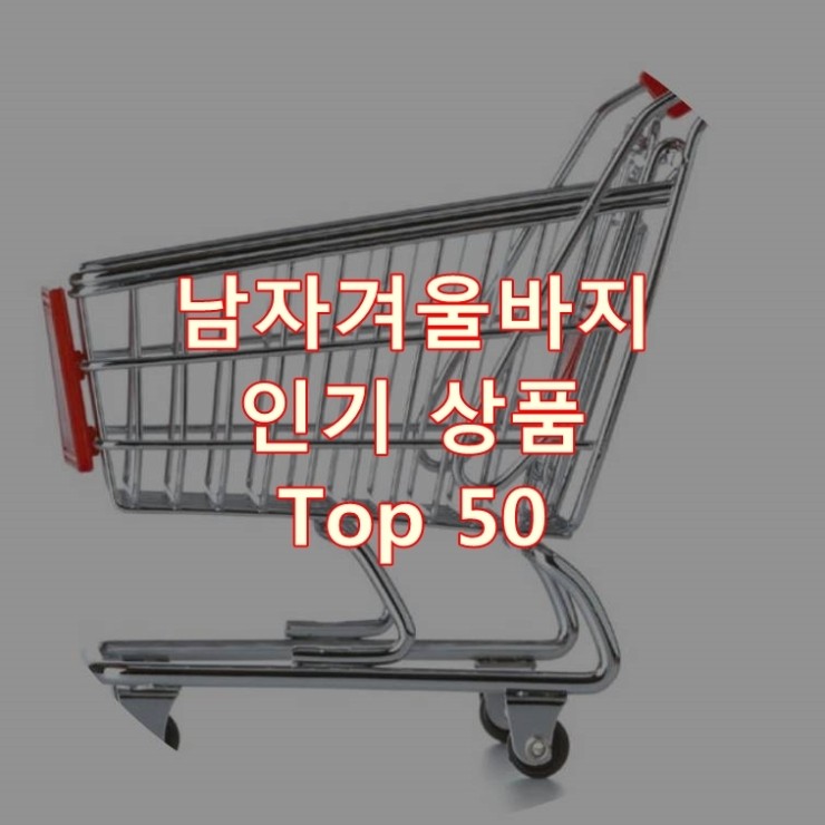 가장 잘 팔리는 남자겨울바지 추천 상품 Best 50