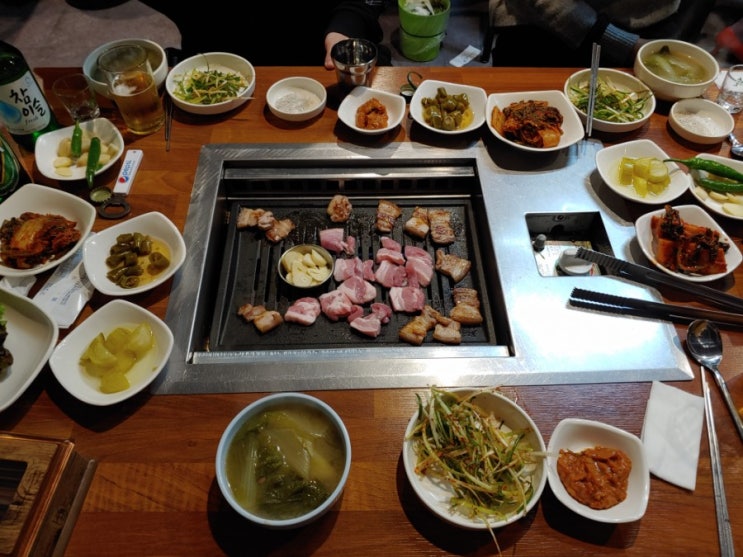 청량리 삼겹살 맛집/청량리 회식장소. 우진식당 청량리 삼겹살 맛집/청량리 회식장소. 우진식당