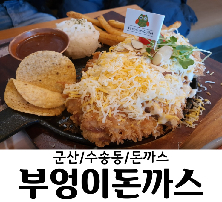  군산/수송동 부엉이돈까스 군산맛집 돈까스맛집 비쥬얼합격