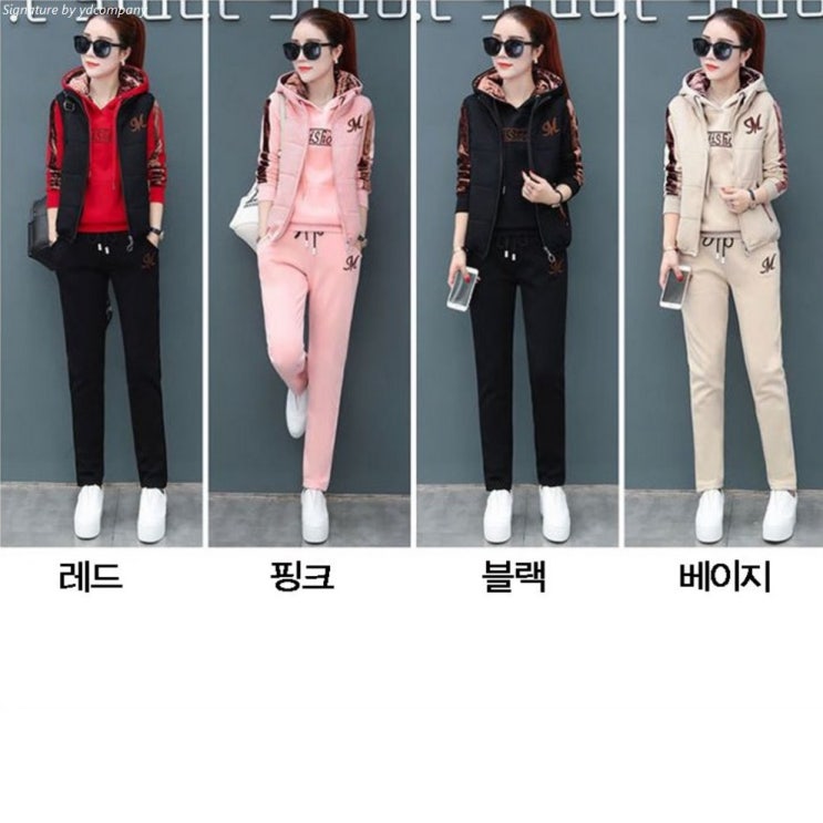  [할인추천] 디에프 여자 여성 벨벳라인 트레이닝 세트 포인트 운동복 데일리운동복  32,800 원 [27% 할인]︎